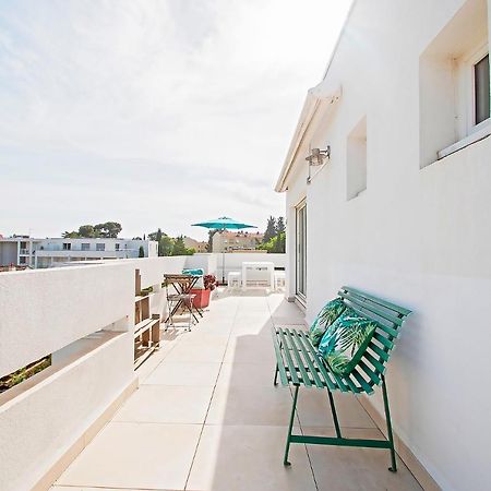 Duplex Toit Terrasse Vue Panoramique Appartement Montpellier Buitenkant foto